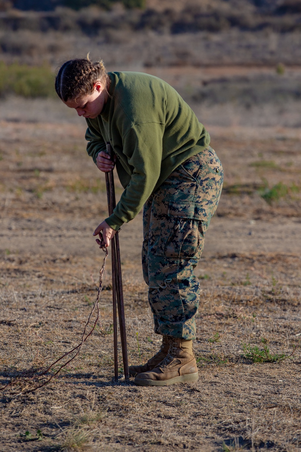 U.S. Marines and Sailors with Combat Logistics Battalion 5 conduct Mobile Combat Operations Center operations during Steel Knight 22