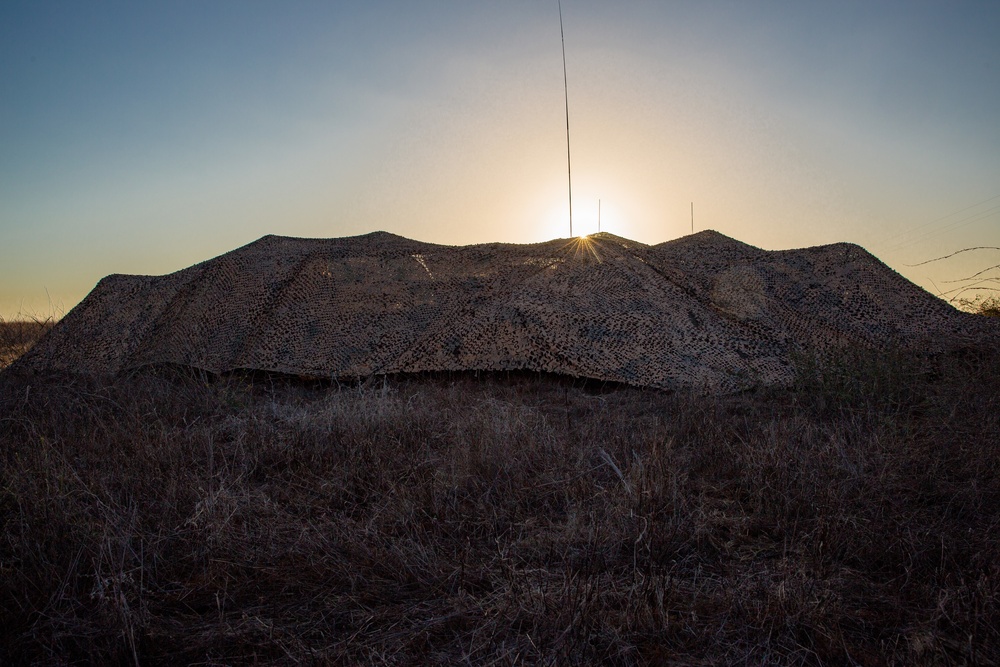 U.S. Marines and Sailors with Combat Logistics Battalion 5 conduct Mobile Combat Operations Center operations during Steel Knight 22