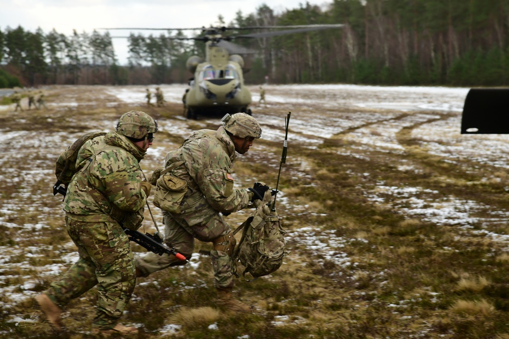 Comanche Troop conducts Air Assault Raids