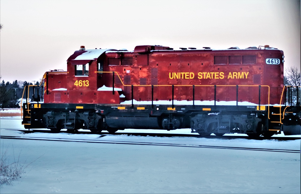 Army locomotive at Fort McCoy