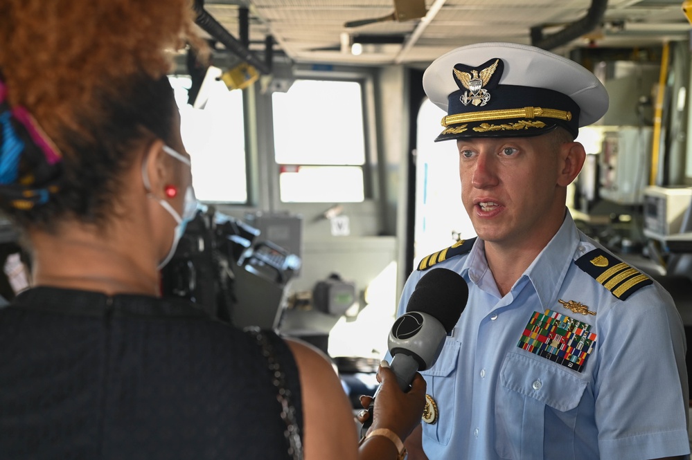 USCGC Thetis participates in partnership engagement in Cabo Verde