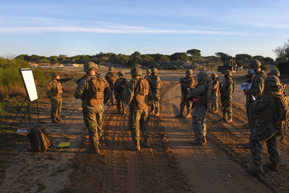 NMCB 1 Completes Combat and Construction Sustainment Exercises in Rota, Spain