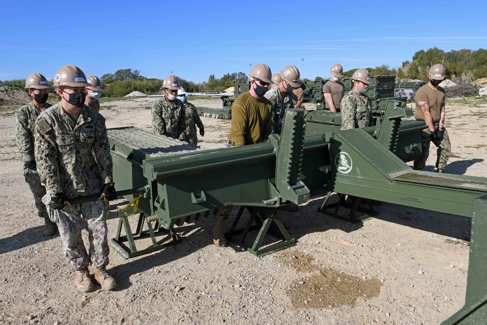 NMCB 1 Completes Combat and Construction Sustainment Exercises in Rota, Spain