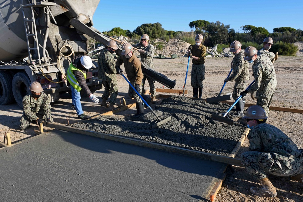 NMCB 1 Completes Combat and Construction Sustainment Exercises in Rota, Spain