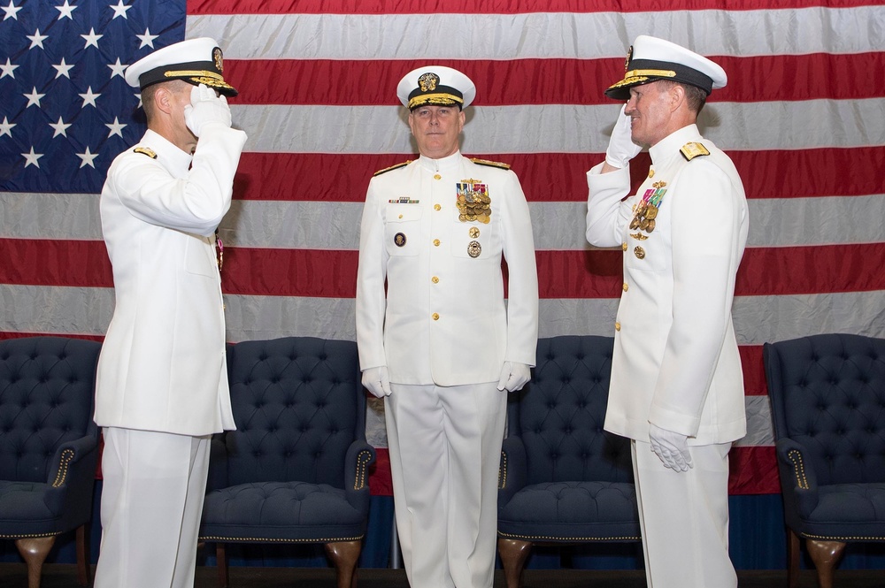 Okon and Piret Change of Command