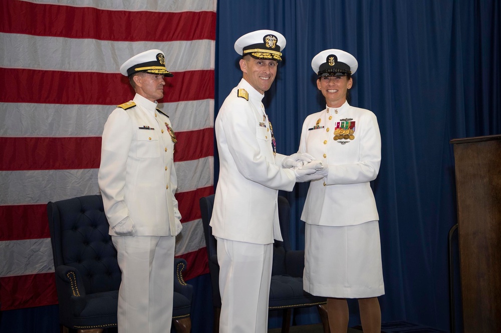 Okon and Piret Change of Command