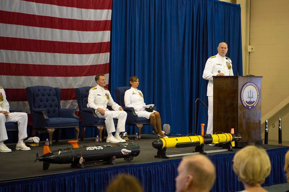 Okon and Piret Change of Command