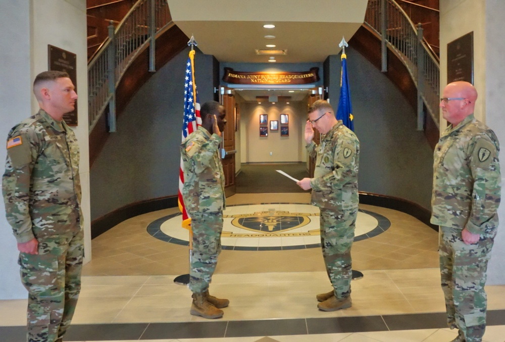 Indiana National Guardsmen Naturalization Oath