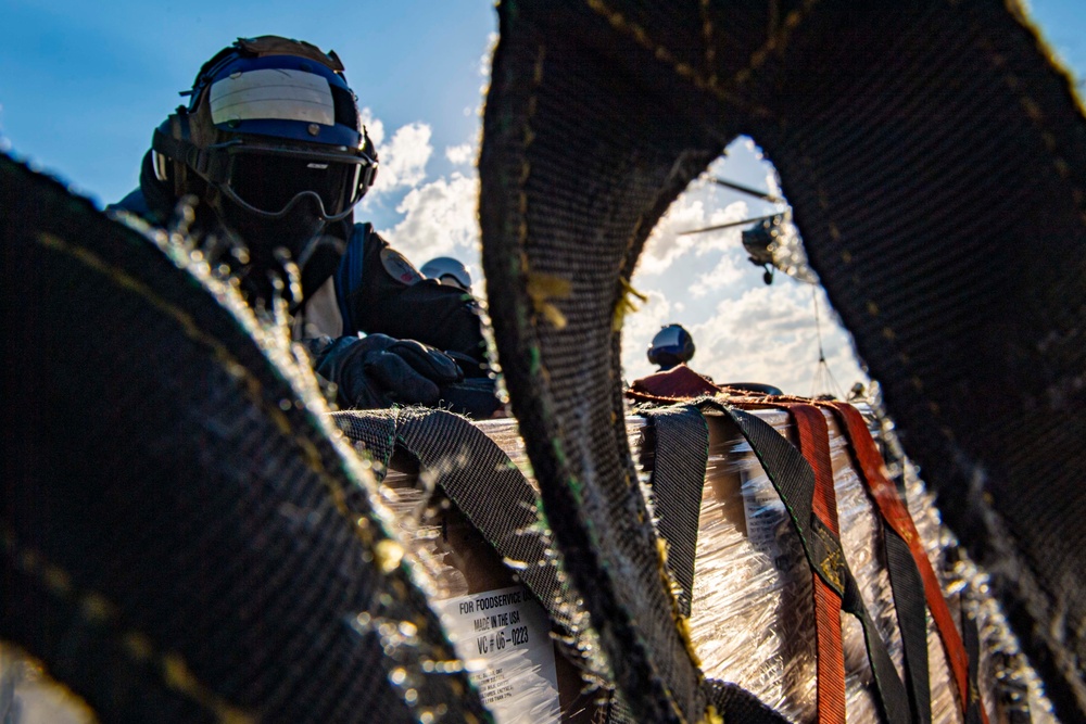 The Harry S. Truman Carrier Strike Group is on a scheduled deployment in the U.S. Sixth Fleet area of operations in support of naval operations to maintain maritime stability and security.