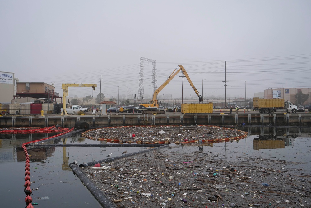 Naval Facilities Engineering Command Southwest Removes Trash and Debris From Chollas Creek On Board Naval Base San Diego