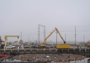 Naval Facilities Engineering Command Southwest Removes Trash and Debris From Chollas Creek On Board Naval Base San Diego