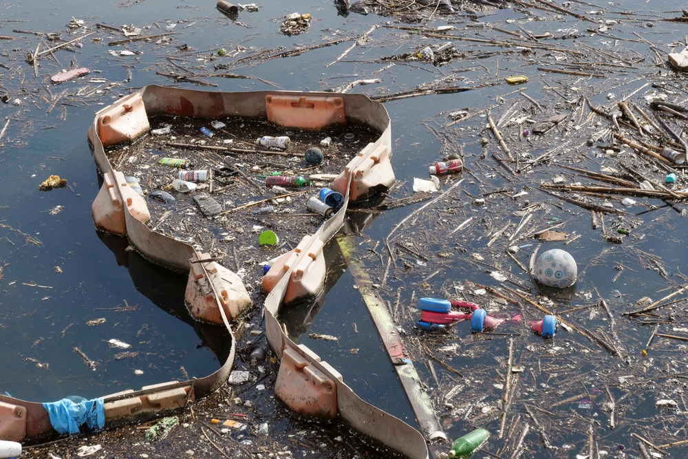 Naval Facilities Engineering Command Southwest Removes Trash and Debris From Chollas Creek On Board Naval Base San Diego