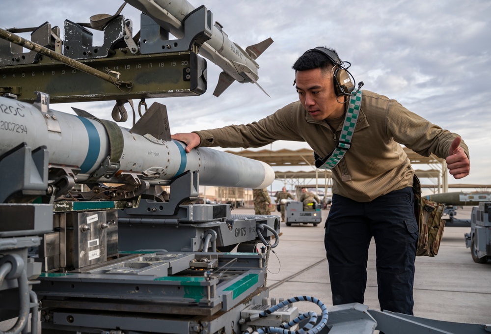 2021 Annual Weapons load competition at Nellis AFB