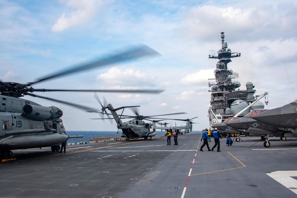 USS America (LHA 6) Conducts Flight Operations