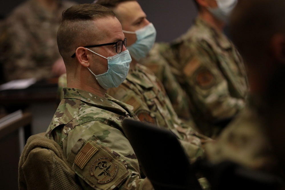 U.S. Air Force medical team joins Cleveland Clinic hospital staff’s fight against COVID in Cleveland, Ohio.