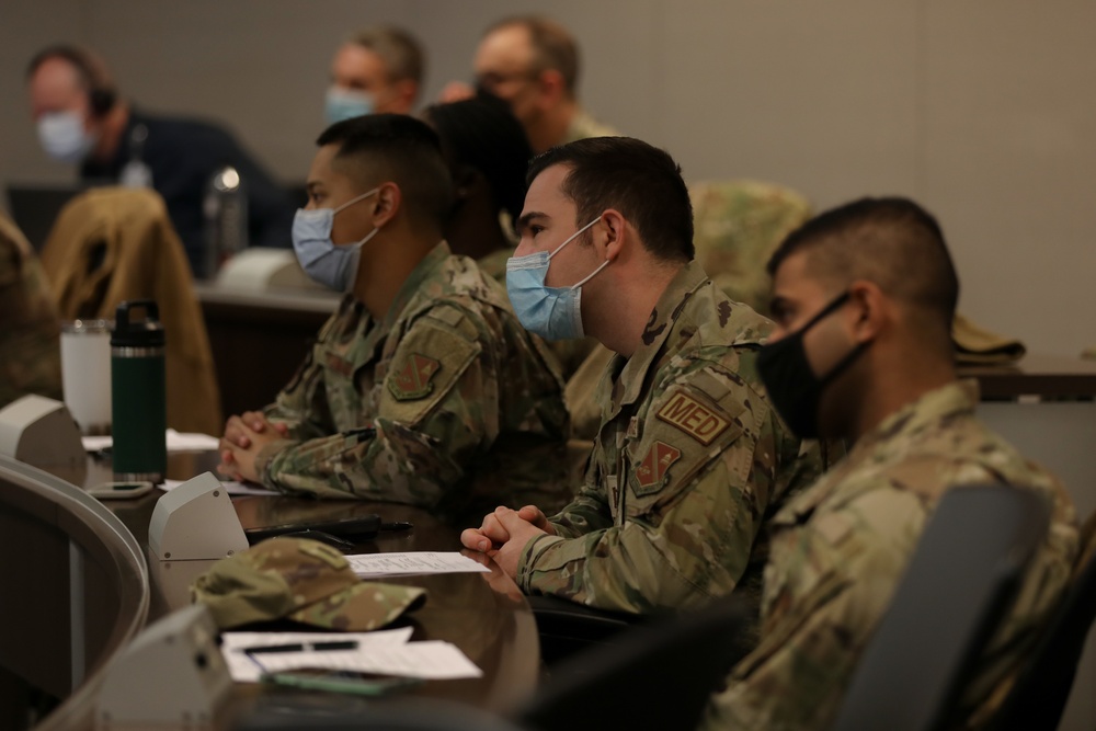 U.S. Air Force medical team joins Cleveland Clinic hospital staff’s fight against COVID in Cleveland, Ohio.