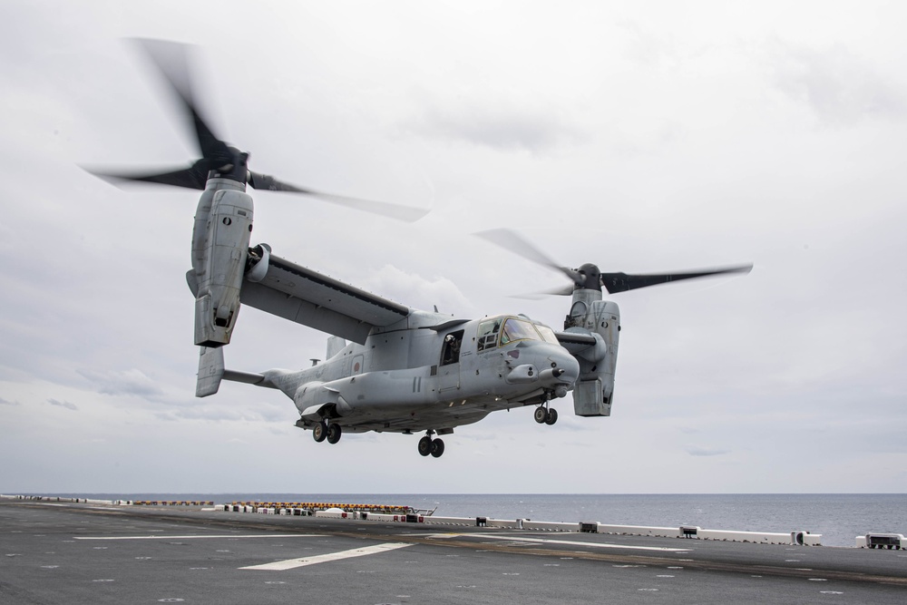 USS America Conducts Flight Ops