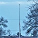 American flag and Fort McCoy