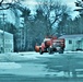 Snow removal operations at Fort McCoy
