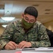 Sailors take Chief Petty Officer exam