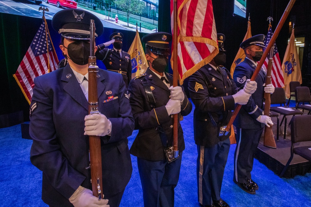 NJNG Honor Guard practices for Gov. Murphy's inauguration ceremony