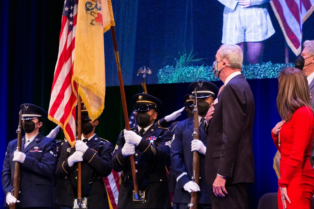 NJNG Honor Guard participates at Gov. Murphy's inauguration ceremony