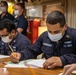 USS Milwaukee FCPOs Take the CPO Advancement Exam