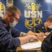 USS Milwaukee FCPOs Take the CPO Advancement Exam
