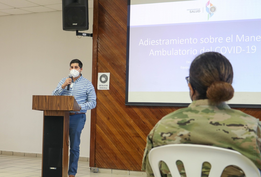 Puerto Rico National Guard support the DoH assisting COVID-19 patients