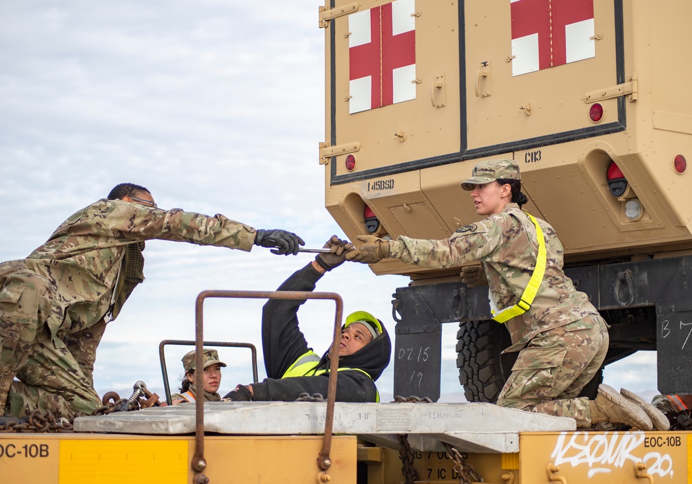 Idaho Army National Guard conducts railhead operations for upcoming deployment