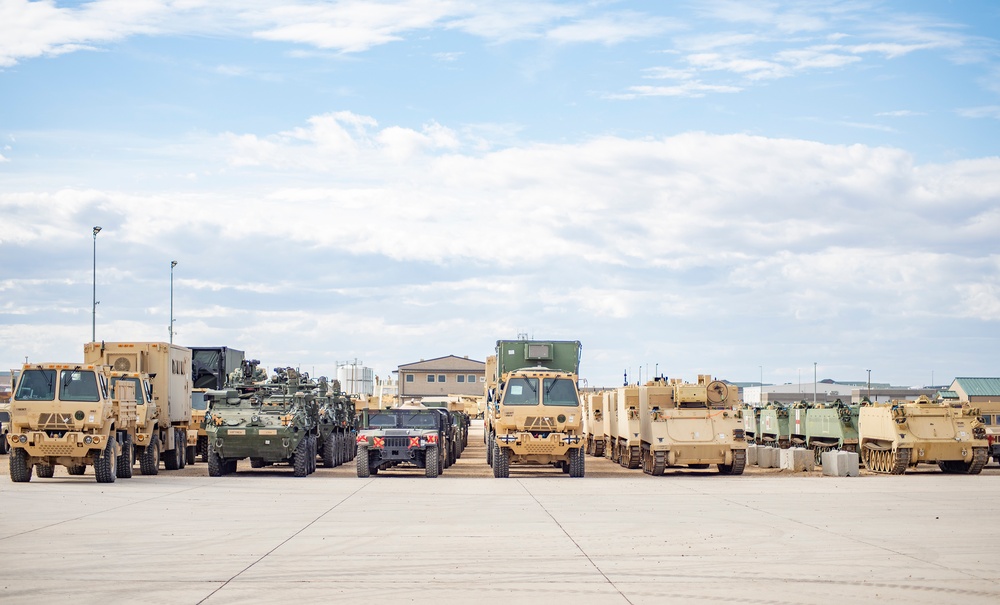 Idaho Army National Guard conducts railhead operations for upcoming deployment