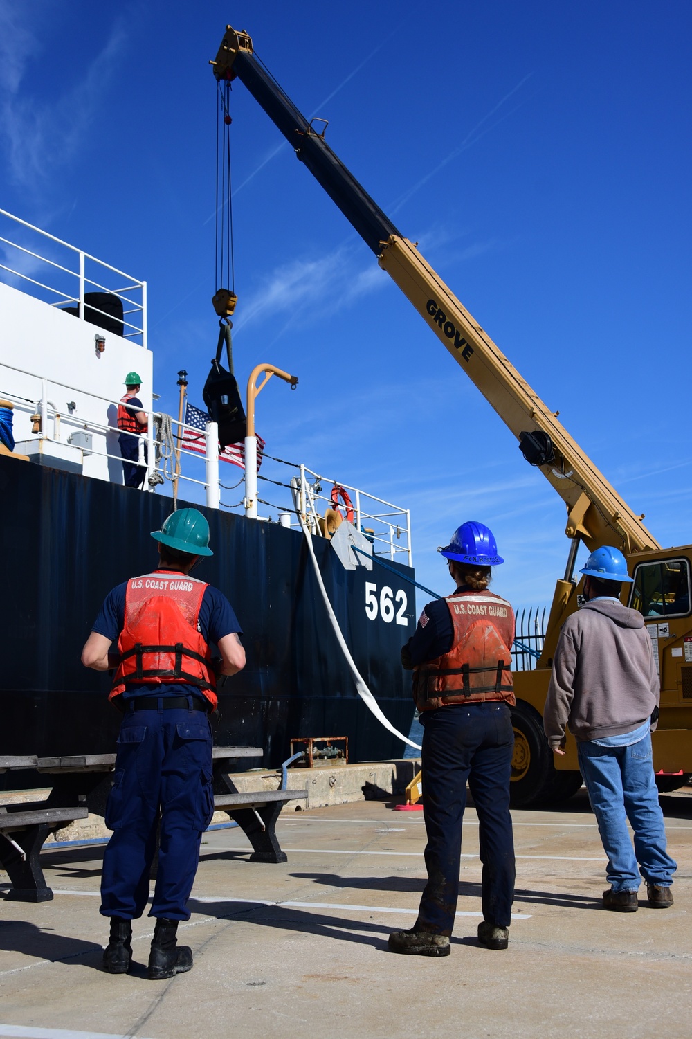 Photo Of Coast Guard Maria Bray Crew Members