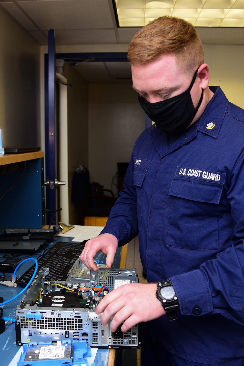 Photo of Coast Guard Information Systems Technician