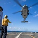 HSC 22 Helo Takes off from USS Milwaukee