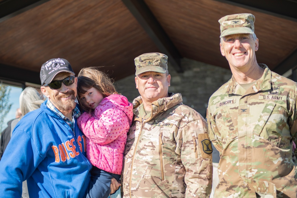 Idaho National Guard leaders join Blackfoot Veterans Cemetery dedication