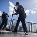 USS Milwaukee Sailors Conduct Freshwater Washdown
