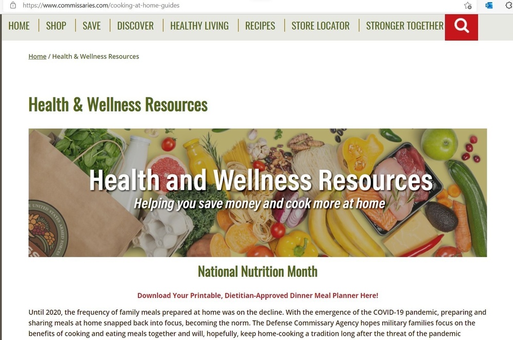 DVIDS – News – Fit for 2022: Commissaries offer plenty of tips, ideas, resources to help patrons improve their health and wellness