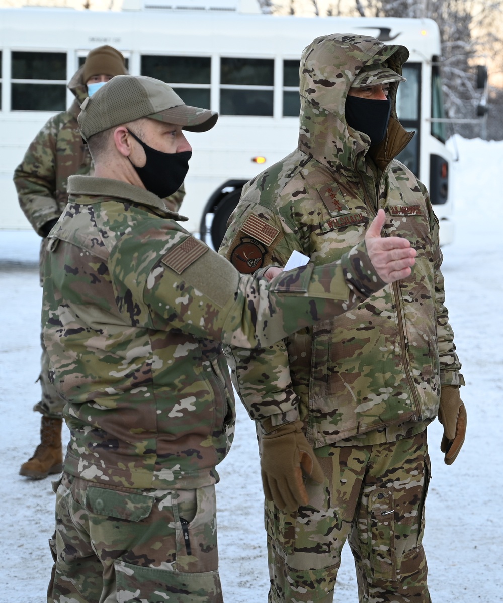 COMPACAF visits Eielson AFB