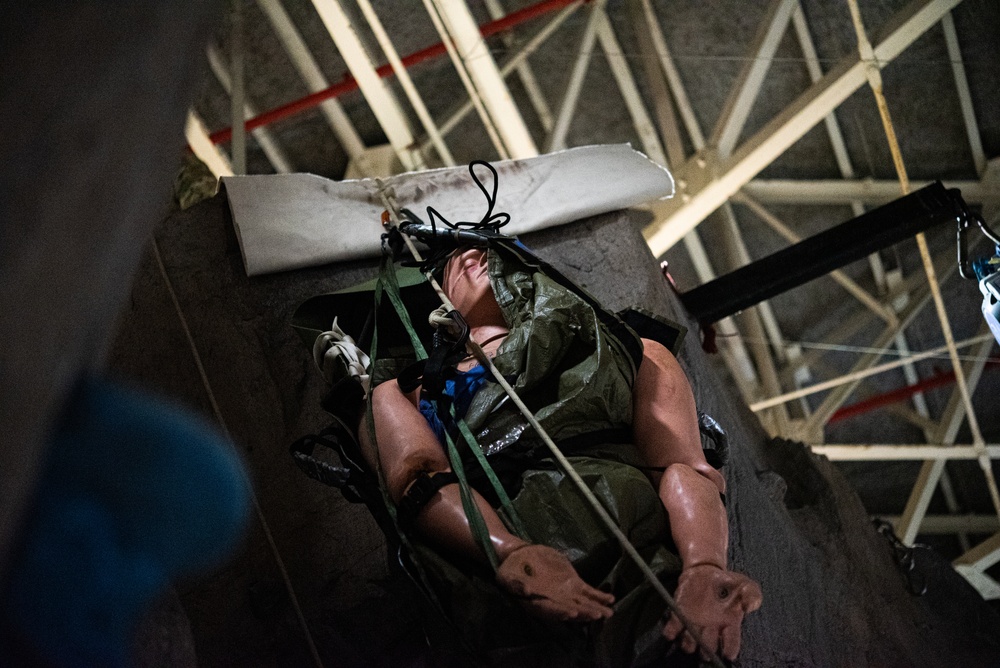 31st RQS practices life-saving skills with rope training
