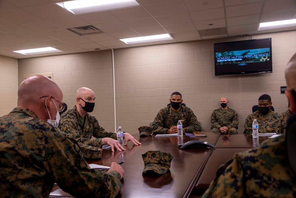 Sergeant Major of the Marine Corps hosts summit at II Marine Expeditionary Force