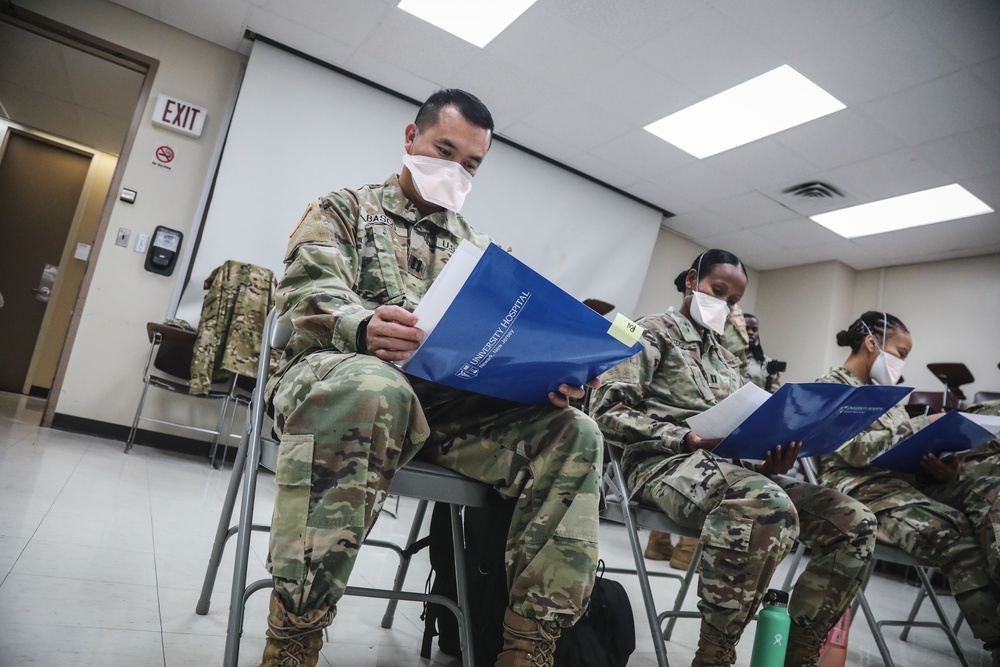 U.S. Army Medical Team Arrives at University Hospital in Newark, New Jersey
