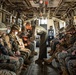 Marines with Combat Logistics Regiment 37 conduct air casualty evacuation drills