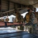 Marines with Combat Logistics Regiment 37 conduct air casualty evacuation drills