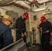 Sailors Aboard USS Ralph Johnson (DDG 114) Conduct General Quarters Drill