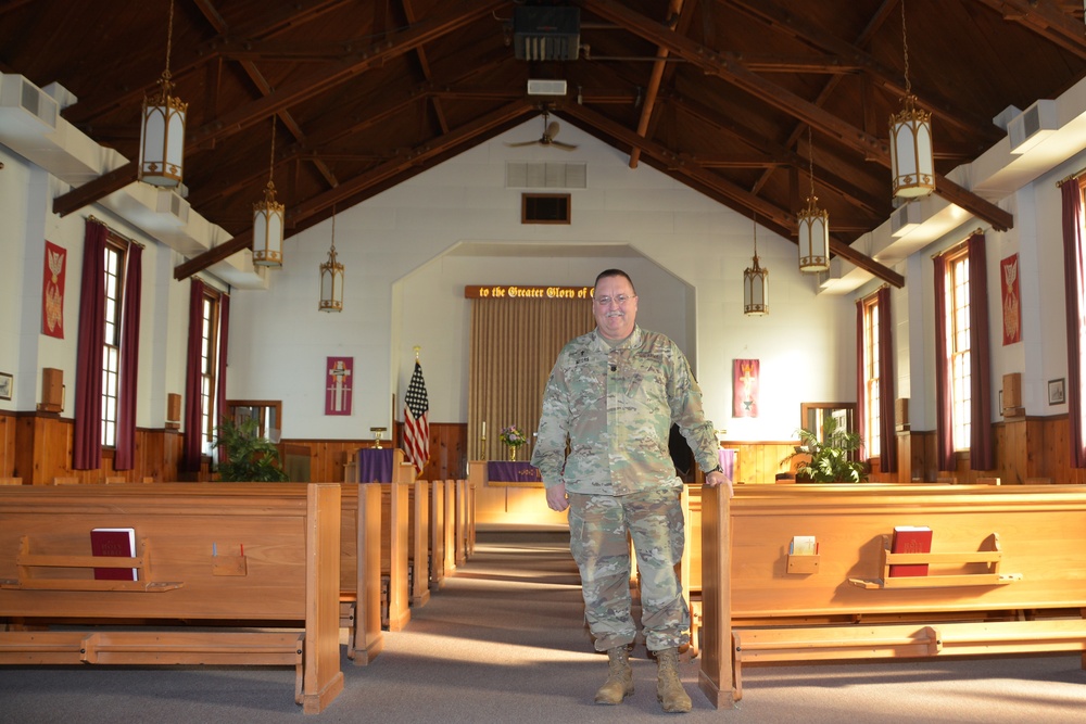 Chaplain returns to chapel at Fort Indiantown Gap