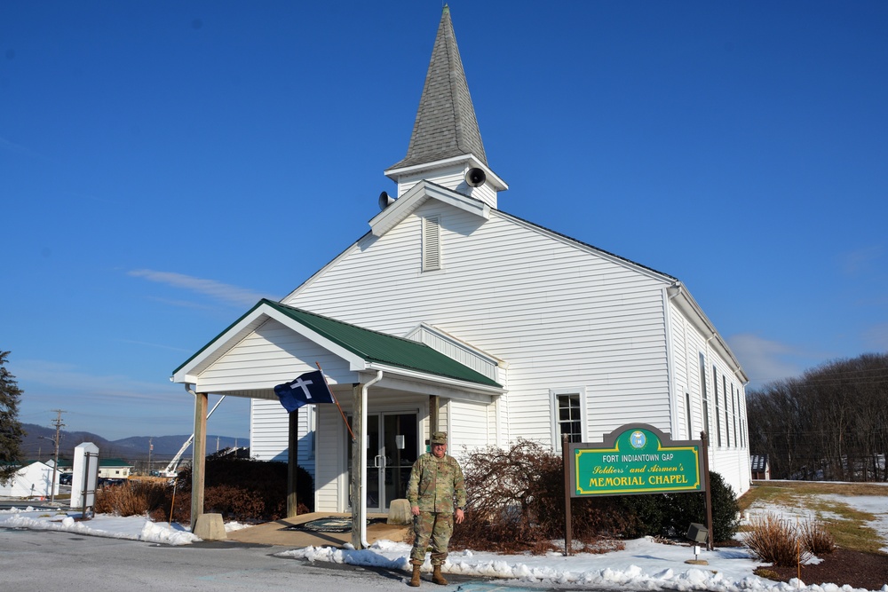 Chaplain returns to chapel at Fort Indiantown Gap