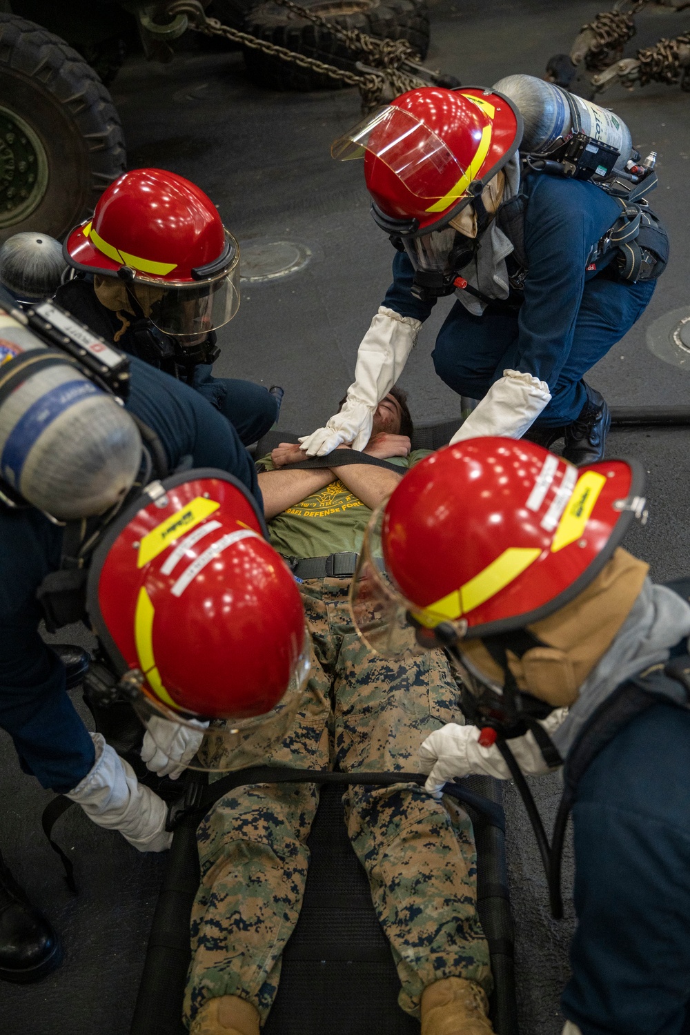 11th MEU, USS Portland mass casualty training