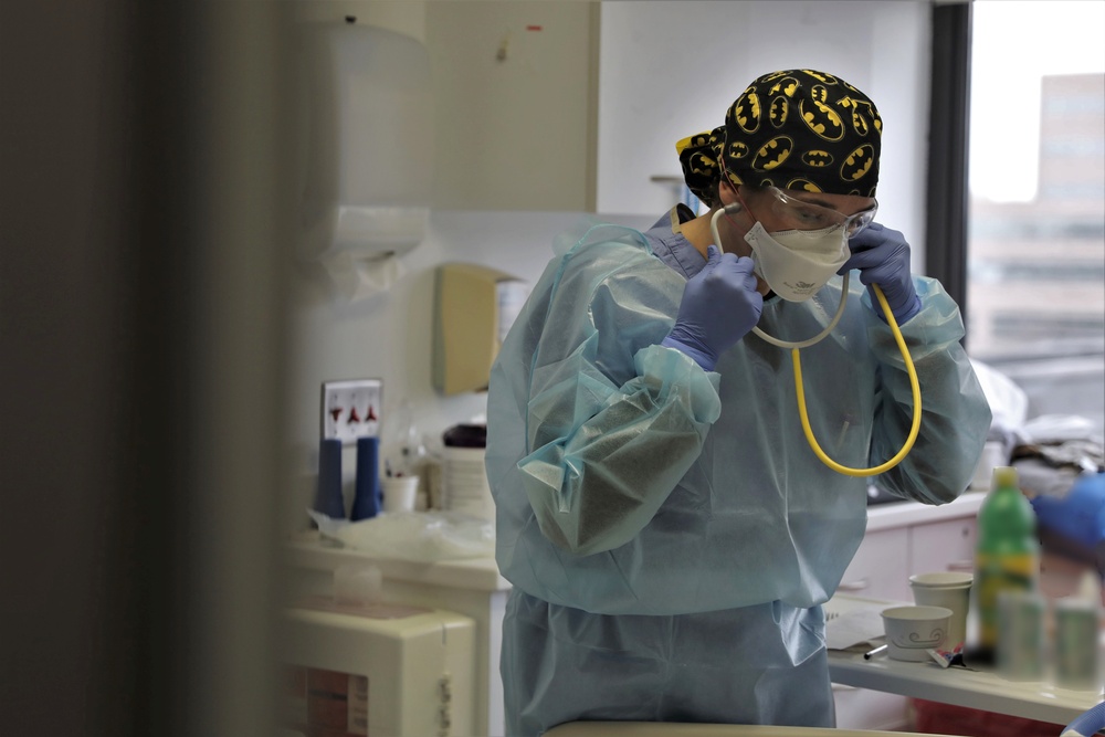 U.S. Air Force medical team joins Cleveland Clinic hospital staff’s fight against COVID in Cleveland, Ohio.