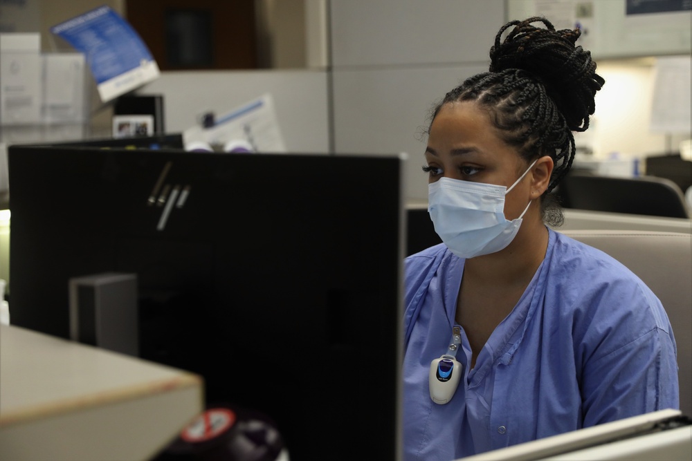 U.S. Air Force medical team joins Cleveland Clinic hospital staff’s fight against COVID in Cleveland, Ohio.