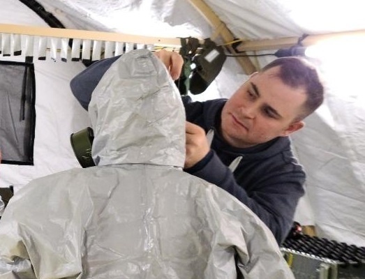 U.S. Army civilian chemical engineer technicians combat Weapons of Mass Destruction
